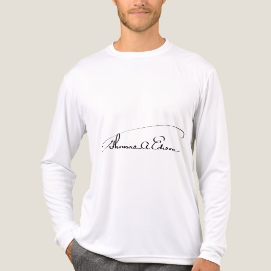 Thomas A Edison Tri-Blend Shirt (Vorderseite)