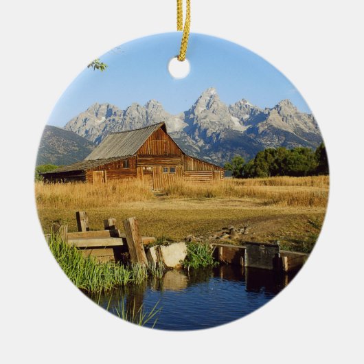 Thomas A. Moulton Barn Keramik Ornament (Vorne)