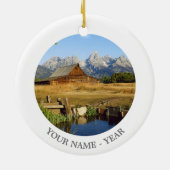 Thomas A. Moulton Barn Keramikornament (Hinten)
