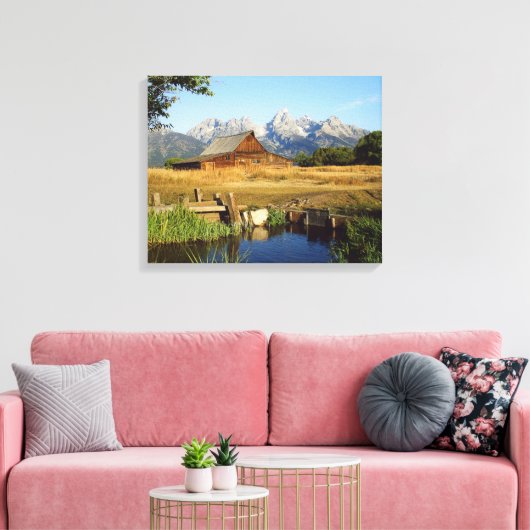 Thomas A. Moulton Barn Leinwanddruck (Insitu (Wohnzimmer))