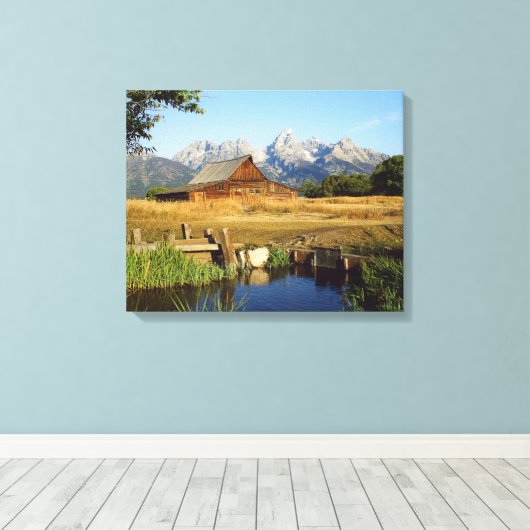 Thomas A. Moulton Barn Leinwanddruck (Insitu (Holzboden))