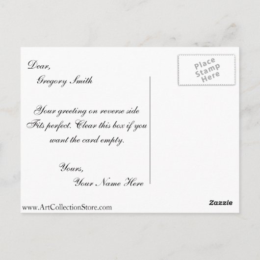 Thomas Altar Fragment aus der rechten inneren Szen Postkarte (Rückseite)