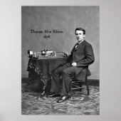 Thomas Alva Edison, 1878 Poster (Vorne)