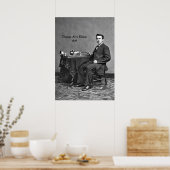 Thomas Alva Edison, 1878 Poster (Küche)