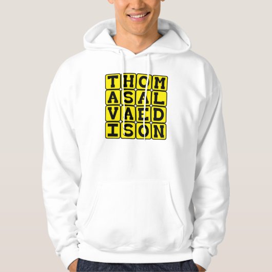 Thomas Alva Edison, American Inventor Hoodie (Vorderseite)
