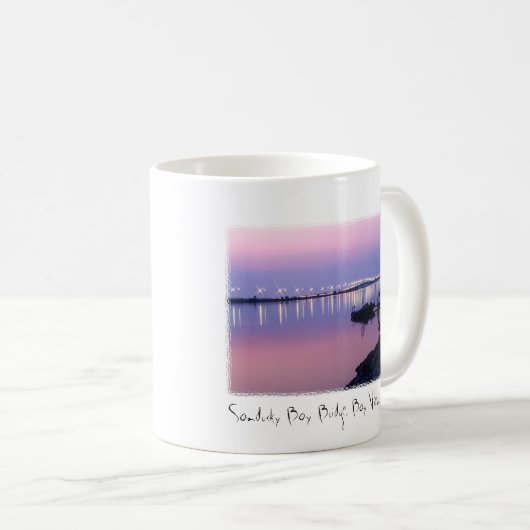 Thomas Alva Edison Denkmal-Brücke Kaffeetasse (VorderseiteRechts)