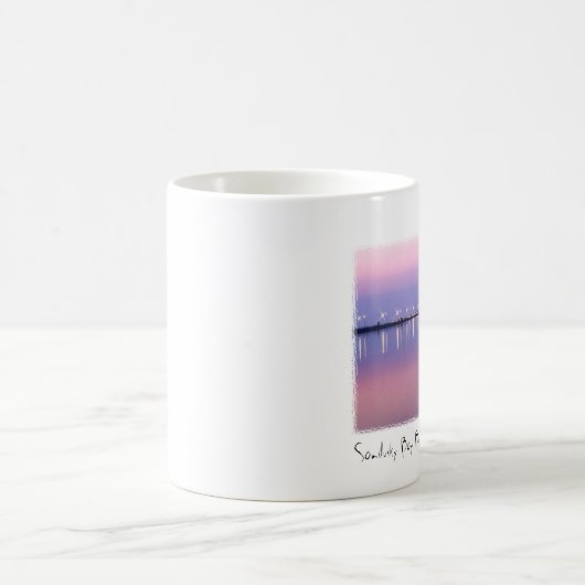 Thomas Alva Edison Denkmal-Brücke Kaffeetasse (Mittel)