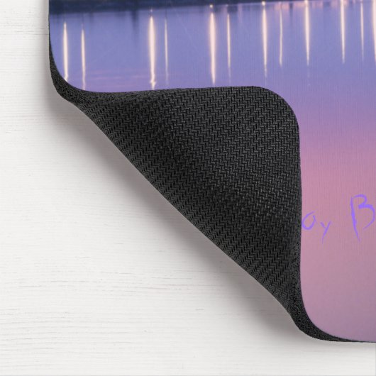 Thomas Alva Edison Denkmal-Brücke Mousepad (Ecke)