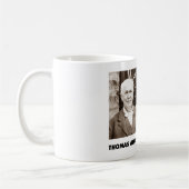 Thomas Alva Edison, der nicht 10.000 Möglichkeiten Kaffeetasse (Links)