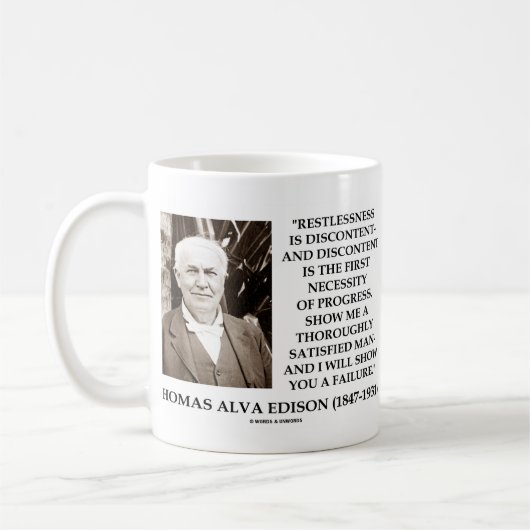Thomas Alva Edison Kaffeetasse (Links)