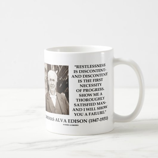 Thomas Alva Edison Kaffeetasse (Rechts)