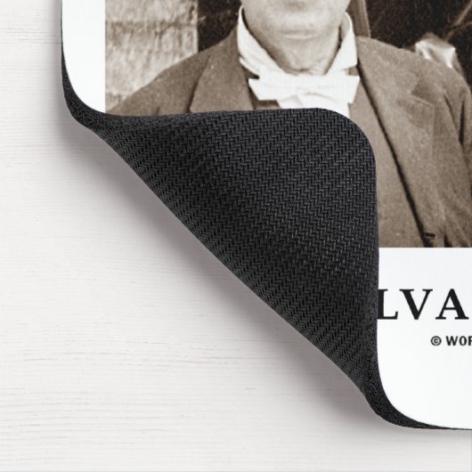 Thomas Alva Edison Mousepad (Ecke)