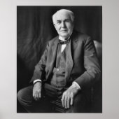 Thomas Alva Edison Portrait Poster (Vorne)