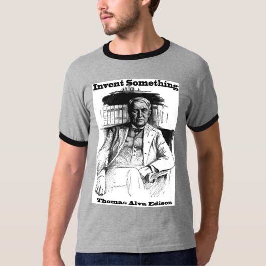 Thomas Alva Edison T-Shirt (Vorderseite)