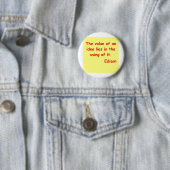 Thomas Alva Edison Zitat Button (Beispiel)