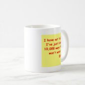 Thomas Alva Edison Zitat Kaffeetasse (VorderseiteRechts)