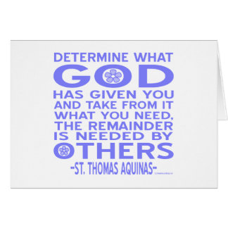 Thomas Aquinas God Give Light Blue