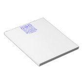 Thomas Aquinas God Give Light Blue Notizblock (angewinkelt)