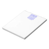 Thomas Aquinas God Give Light Blue Notizblock (Rotiert)