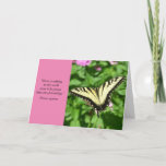 Thomas Aquinas Quote Friend Birthday Card Karte<br><div class="desc">Give this birthday card to one of your truest friends. The cover features a photo of a beautiful butterfly feeding on a summer flower and a quote by theologian and philosopher,  Thomas Aquinas.</div>