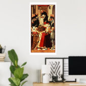 Thomas Aquinas wird in das dominikanische O aufgen Poster (Heimbüro)