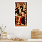 Thomas Aquinas wird in das dominikanische O aufgen Poster (Küche)