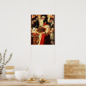 Thomas Aquinas wird in das dominikanische O aufgen Poster (Küche)