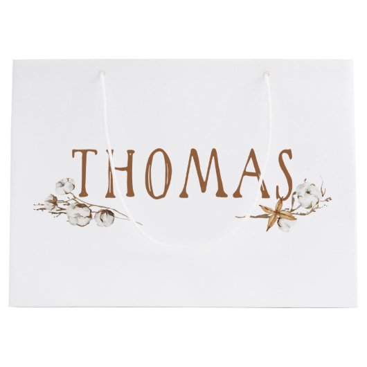 Thomas Birthday Große Geschenktasche Geschenktüte (Vorderseite)