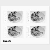 Thomas "Blind Tom" Wiggins, 1860 Rechteckiger Aufkleber (Blatt)