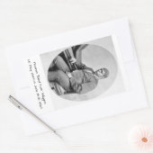 Thomas "Blind Tom" Wiggins, 1860 Rechteckiger Aufkleber (Umschlag)