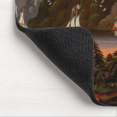 Thomas Chambers Blick auf den Hudson River im West Mousepad (Ecke)