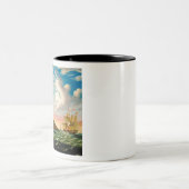 Thomas Chambers Boston Harbor Zweifarbige Tasse (Mittel)