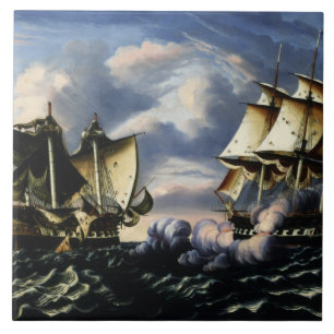 Thomas Chambers - Gefangennahme von H.B.M. Frigate Fliese