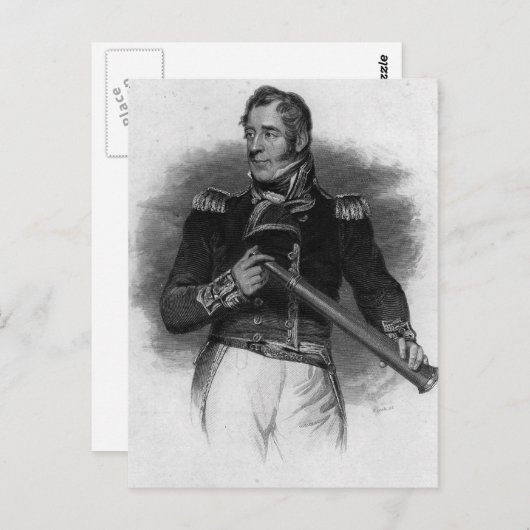 Thomas Cochrane, Earl Dundonald Postkarte (Vorne/Hinten)