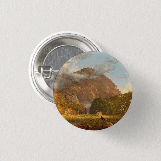 Thomas Cole Ausblick auf den Bergpass Button (Vorne & Hinten)