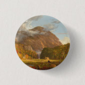 Thomas Cole Ausblick auf den Bergpass Button (Vorderseite)