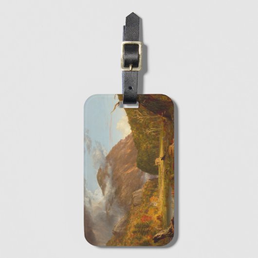 Thomas Cole Ausblick auf den Bergpass Gepäckanhänger (Vorderseite Vertikal)