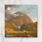Thomas Cole Ausblick auf den Bergpass Geschenkanhänger (Vorderseite)