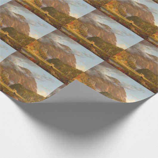 Thomas Cole Ausblick auf den Bergpass Geschenkpapier (Ecke)