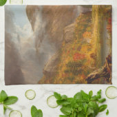 Thomas Cole Ausblick auf den Bergpass Geschirrtuch (Gefaltet)