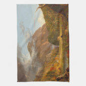 Thomas Cole Ausblick auf den Bergpass Geschirrtuch (Vertikal)
