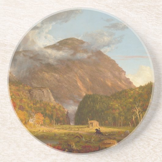 Thomas Cole Ausblick auf den Bergpass Getränkeuntersetzer (Vorne)