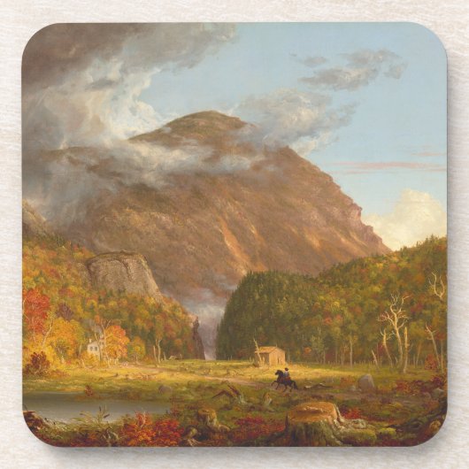 Thomas Cole Ausblick auf den Bergpass Getränkeuntersetzer (Vorderseite)