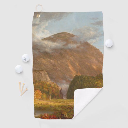 Thomas Cole Ausblick auf den Bergpass Golfhandtuch (Insitu)