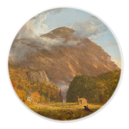 Thomas Cole Ausblick auf den Bergpass Keramikknauf (Vorderseite)