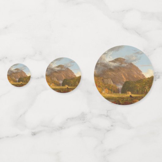 Thomas Cole Ausblick auf den Bergpass Konfetti (Rückseiten)