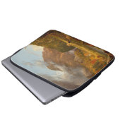 Thomas Cole Ausblick auf den Bergpass Laptopschutzhülle (Vorne Knopf)