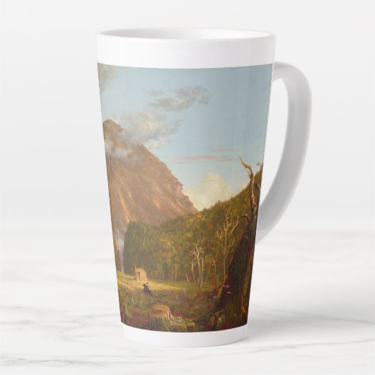 Thomas Cole Ausblick auf den Bergpass Milchtasse (Rechte Ecke)