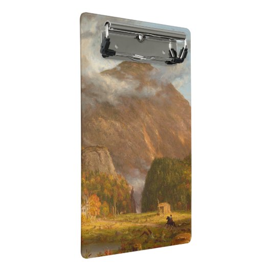 Thomas Cole Ausblick auf den Bergpass Mini Klemmbrett (Schrägansicht)