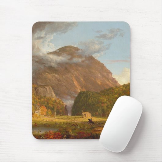 Thomas Cole Ausblick auf den Bergpass Mousepad (Mit Mouse)